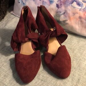 Burgundy shoes, 9 M, Eileen Fisher.  NWT